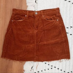 Blank NYC | Corduroy Raw Hem Skirt